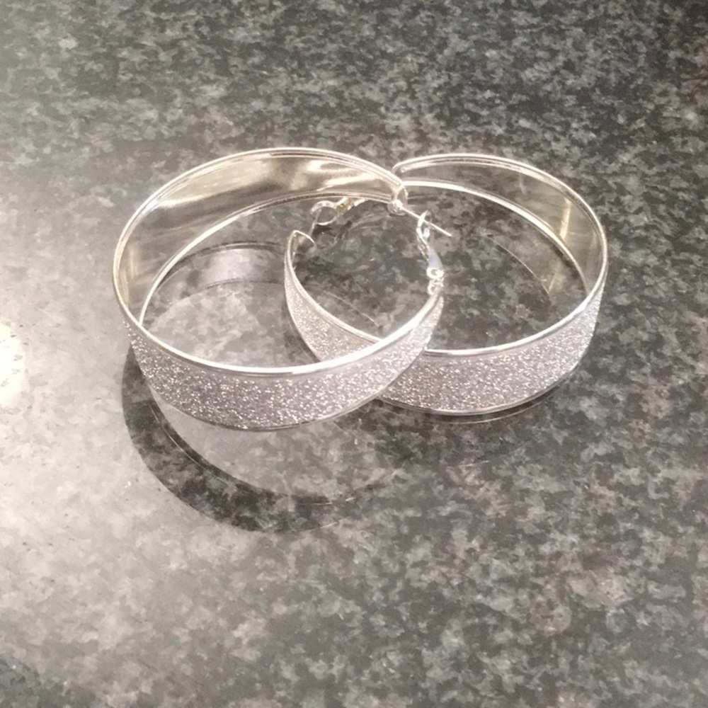 41 Hawthorne Georgina Silver Hoop Earrings